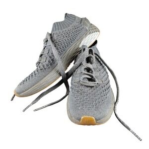 NOBULL Knit Runner Mens 6.5 Grey Gum Athletic Training Running Shoes Sneaker